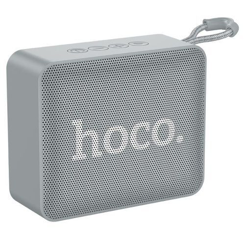 Колонка Hoco BS51 Gold Brick серый - 1