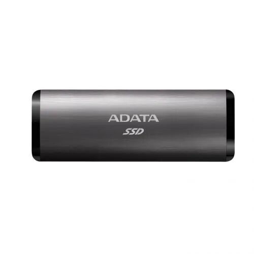 Твердотельный накопитель ADATA External SSD SE760, 256GB, Type-C, USB 3.2 Gen2, R/W 1000/800 MB/s, 122x44x14mm, Black 