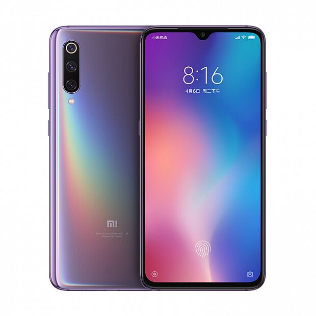 Смартфон Xiaomi Mi 9 128GB/6GB (Purple/Фиолетовый) - 1