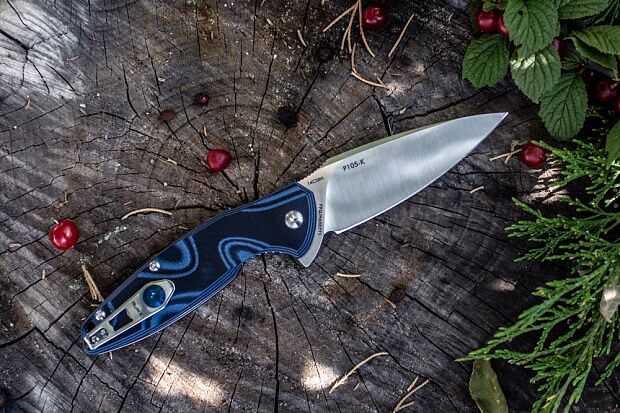 Нож Ruike Fang P105 черно-синий, P105-Q - 6