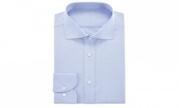 Мужская рубашка Xiaomi Fanke Ji Guowu  Shirt Windsor Collar (Blue/Голубой) 