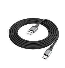 USB кабель HOCO X92 Honest Type-C, 3А, 3м, силикон (черный)