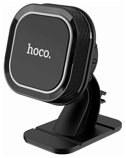 Держатель в авто HOCO CA53 Intelligent магнитный, на панель (черный/серый) - 2