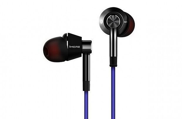 Наушники 1More Single Driver In-Ear Headphones 1M301 (Grey/Blue)(Серый/Синий) 
