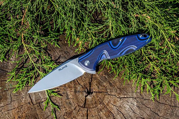 Нож Ruike Fang P105 черно-синий, P105-Q - 12