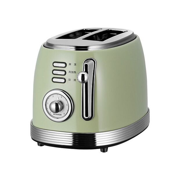 Тостер-гриль Ocooker Small Retro Toaster (Green) - 4