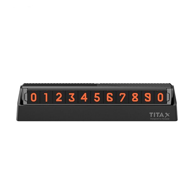 Наборная автовизитка TITA-X Temporary Parking Card - 2