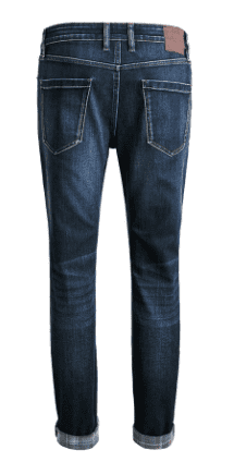 Мужские джинсы Xiaomi Cotton Smith Carbon Fleece Printed Jeans (Dark Blue/Темно-Синий) - 2