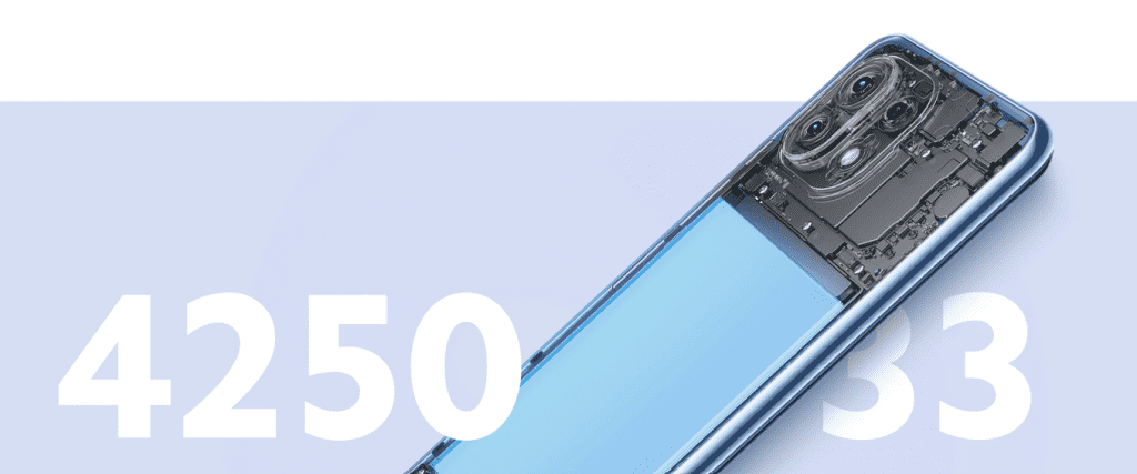 Емкость аккумулятора смартфона Xiaomi 11 Lite 5G NE
