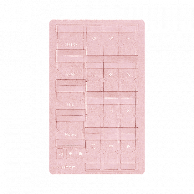 Закладки для тетради Kinbor Index Sticker (Pink/Розовый) 