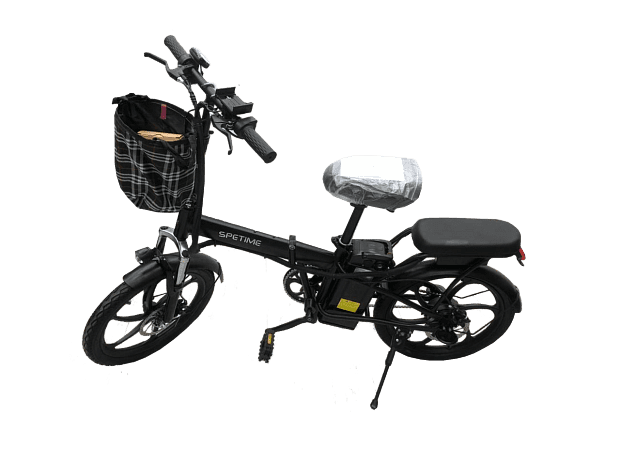 Электровелосипед Spetime E-Bike S6 (Black) - 6