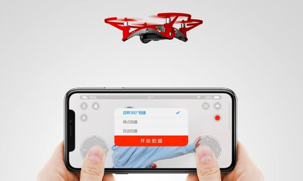 Управление жестами квадрокоптера Xiaomi Jellyfish Mini Aircraft Функция управления жестами на Jellyfish Mini Aircraft