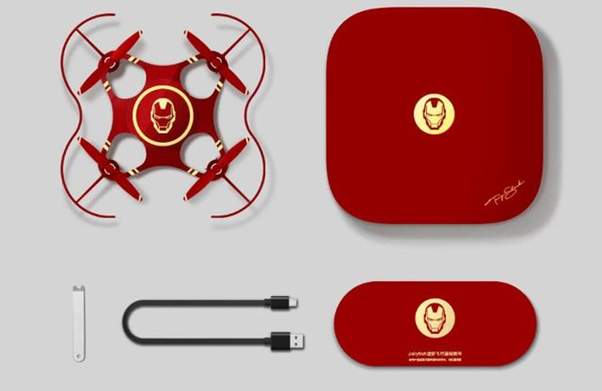 Комплектация дрона Jellyfish Mini Aircraft Iron Man Edition Состав комплекта квадрокоптера Xiaomi Jellyfish Mini Aircraft Iron Man Edition